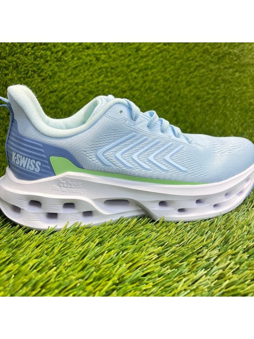K-Swiss Melrose Tubes Lite Womens Size 6.5 Blue White Running Shoes Sneakers